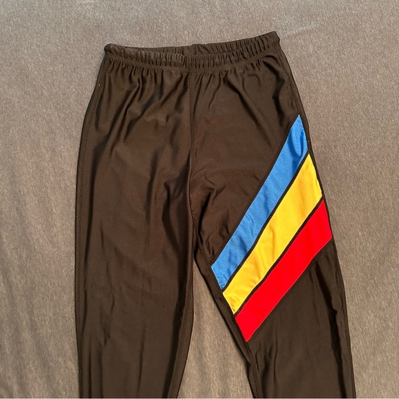 j.t. actif Women's Three Stripe Black Active Yoga Leggings Size Large - Picture 4 of 10